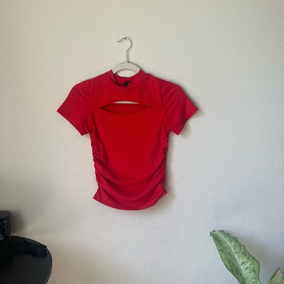 Red Vibe Sportswear Top - Picture 2 of 8